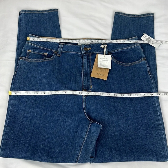 L.L Bean New Women’s 16 Regular True Shape Classic Fit Jean - Picture 9 of 12